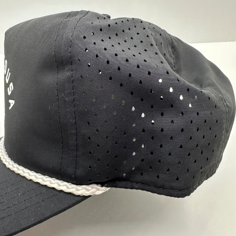 DC Shoes All Stars 1994 Snapback Hat Black Rope Trucker Perforated Cap OSFM NEW - Picture 6 of 12